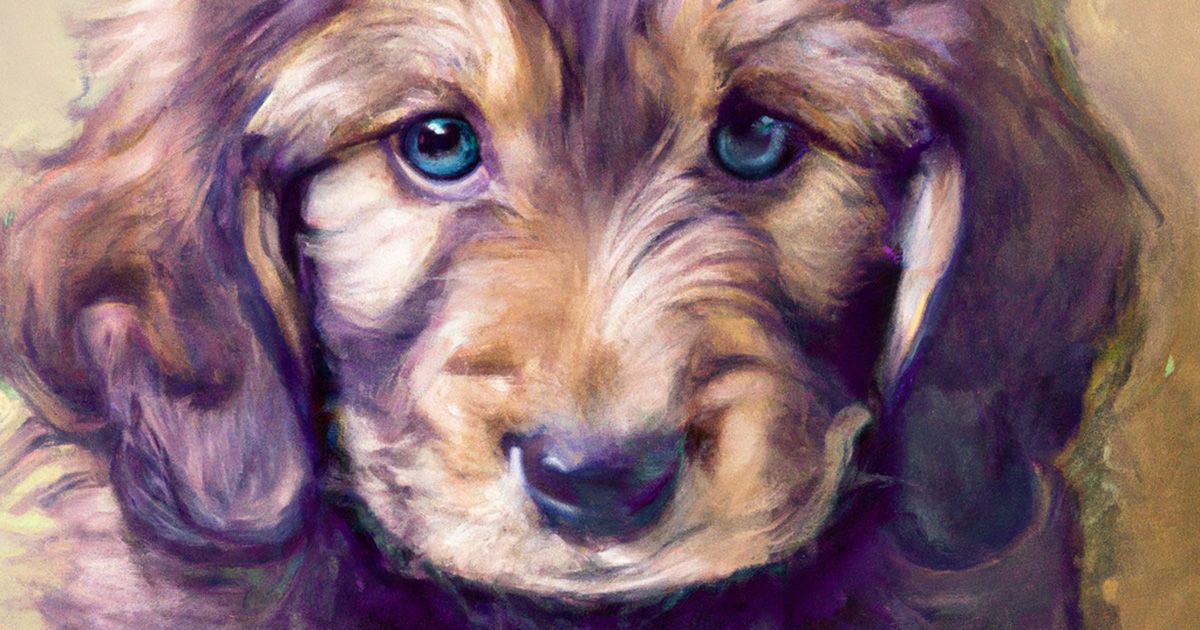 An AI-generated image of a puppy.