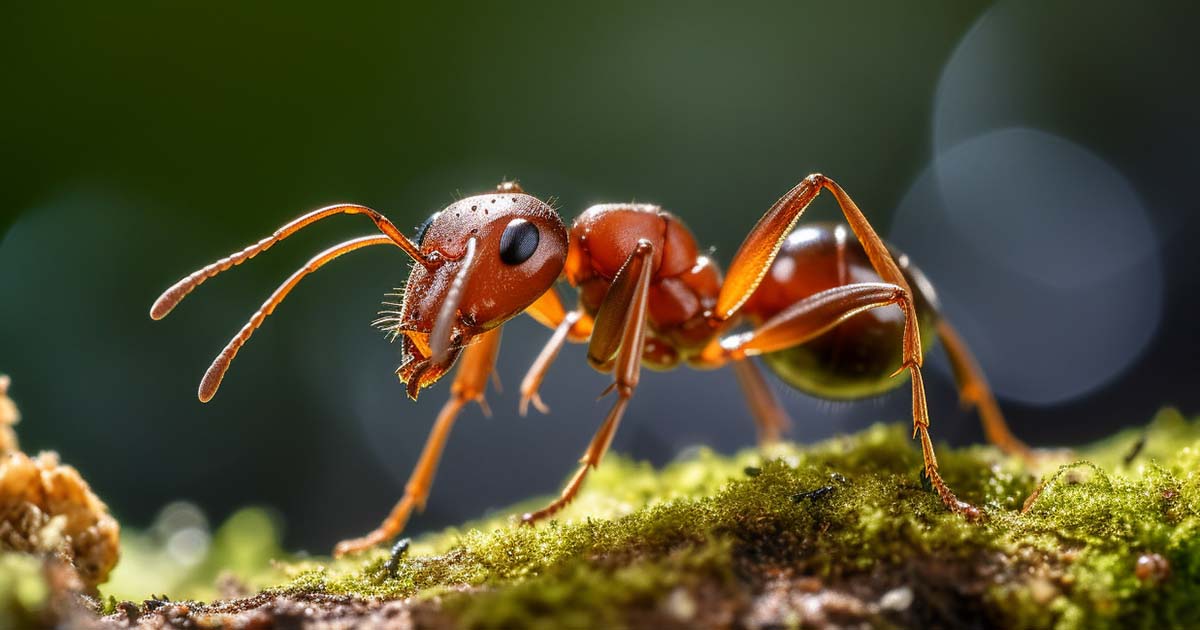 An AI generated image of an ant.