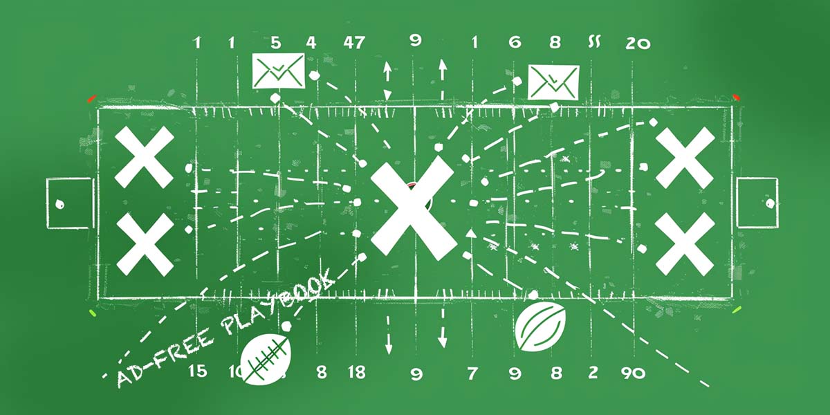 An AI-generated image of a playbook mock-up