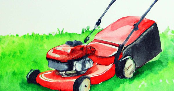 An AI-generated image of a lawn mower.