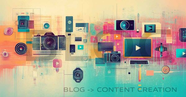 An image visualizing blogging's evolution.